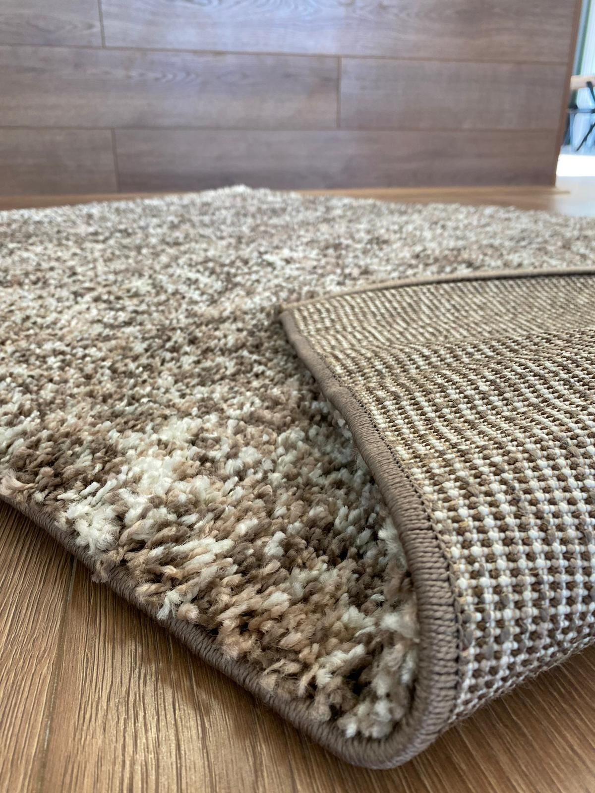 Light dots carpet folded
