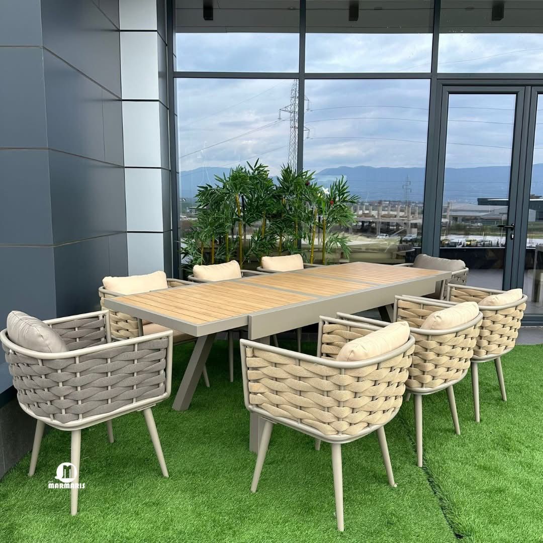 Low beige table